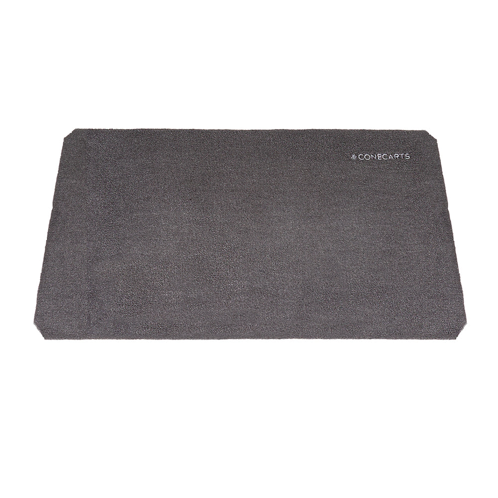 ConeCarts Gray moquette with ConeCarts embroidered logo for CONECARTS Large cart 
