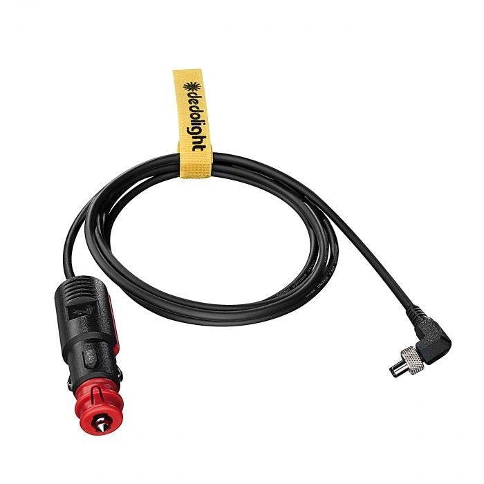 Dedolight DC cable 1.8 m (6') with jack Ø5,5 mm/2,5 mm and cigarette light connector
old code: DLOBML-CAR