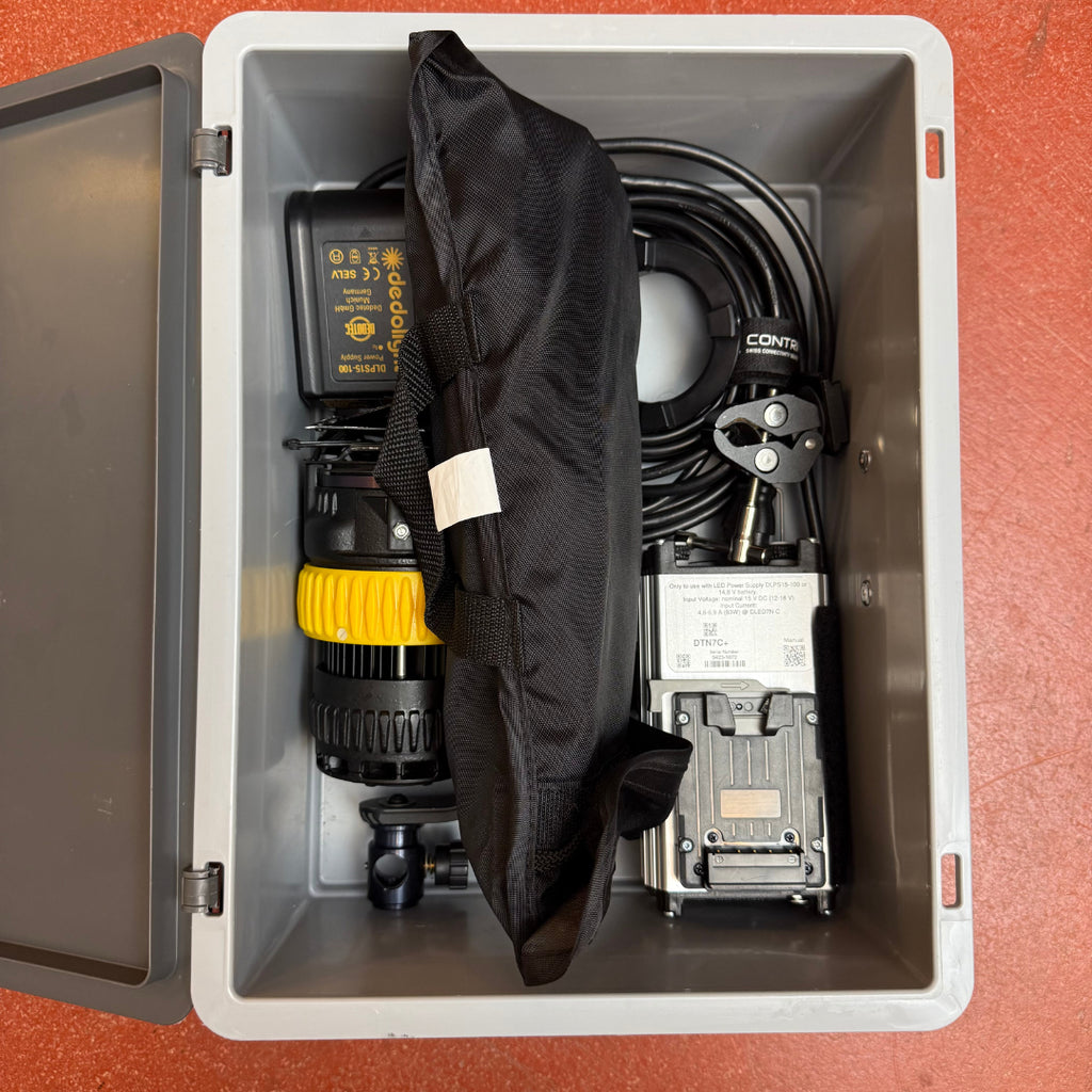 Dedolight Demogerät - DLED7N-C Light head neo color, DTN7C+ Power Supply,