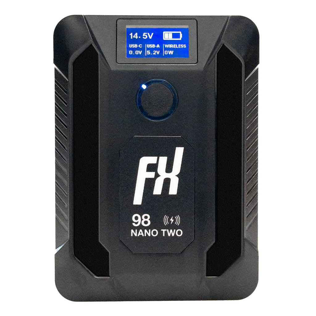 Fxlion NANO TWO - V-Mount Battery - 14.4V, 98Wh, wireless charging