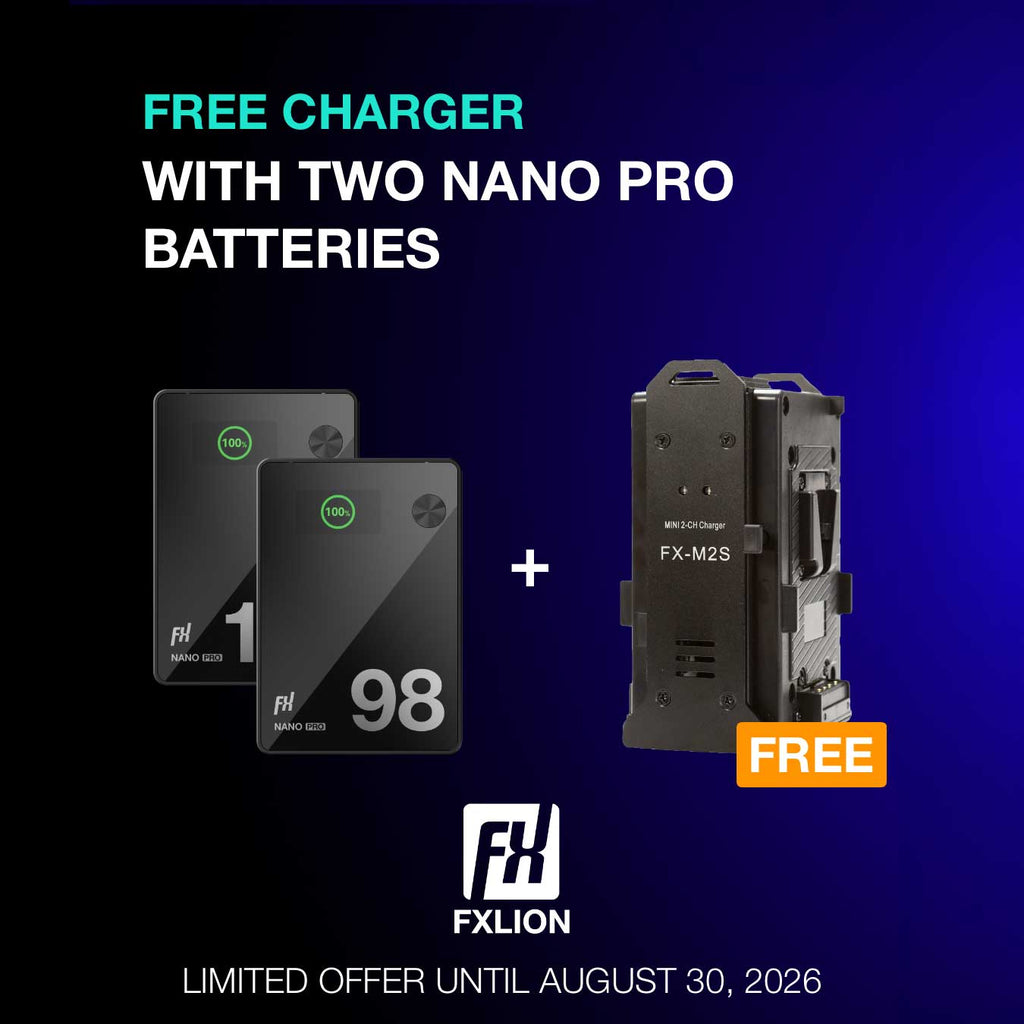 Fxlion Zwei Nano Pro 98 und ein Dual Charger FX-M2S
