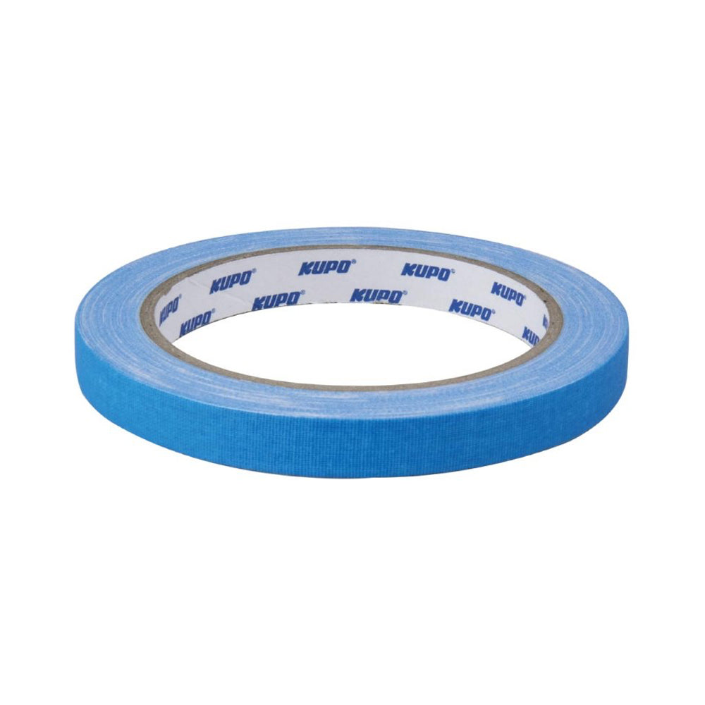 KUPO CLOTH SPIKE TAPE 12.5 YARD(L) X 12MM( W) BLUE