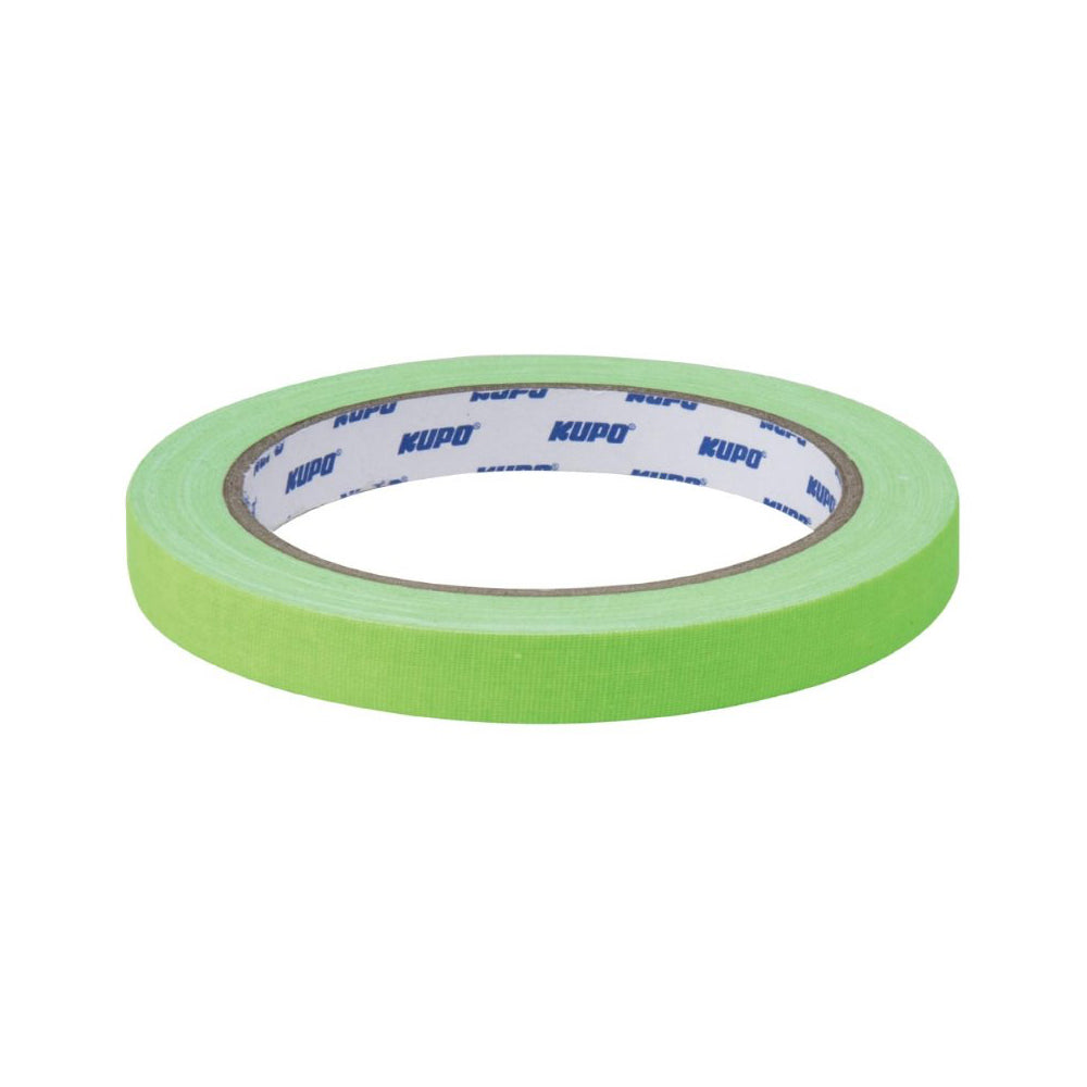KUPO CLOTH SPIKE TAPE 12.5 YARD(L) X 12MM( W) GREEN