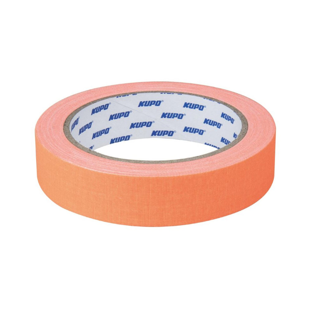 KUPO CLOTH SPIKE TAPE 12.5 YARD(L)X 24MM(W) ORANGE