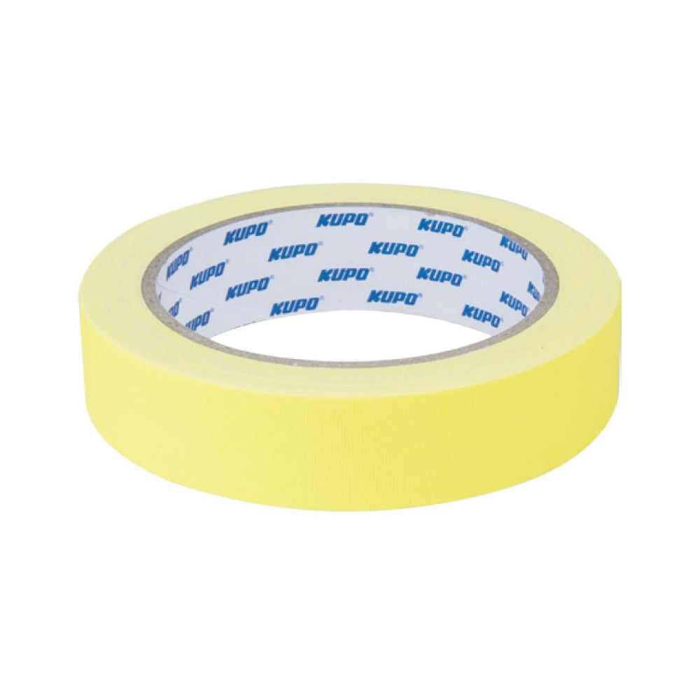 KUPO CLOTH SPIKE TAPE 12.5 YARD(L)X 24MM(W) YELLOW