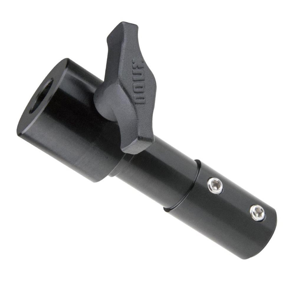 KUPO DOUBLE END TVMP SPIGOT WITH17MM RECEIVER, BLACK