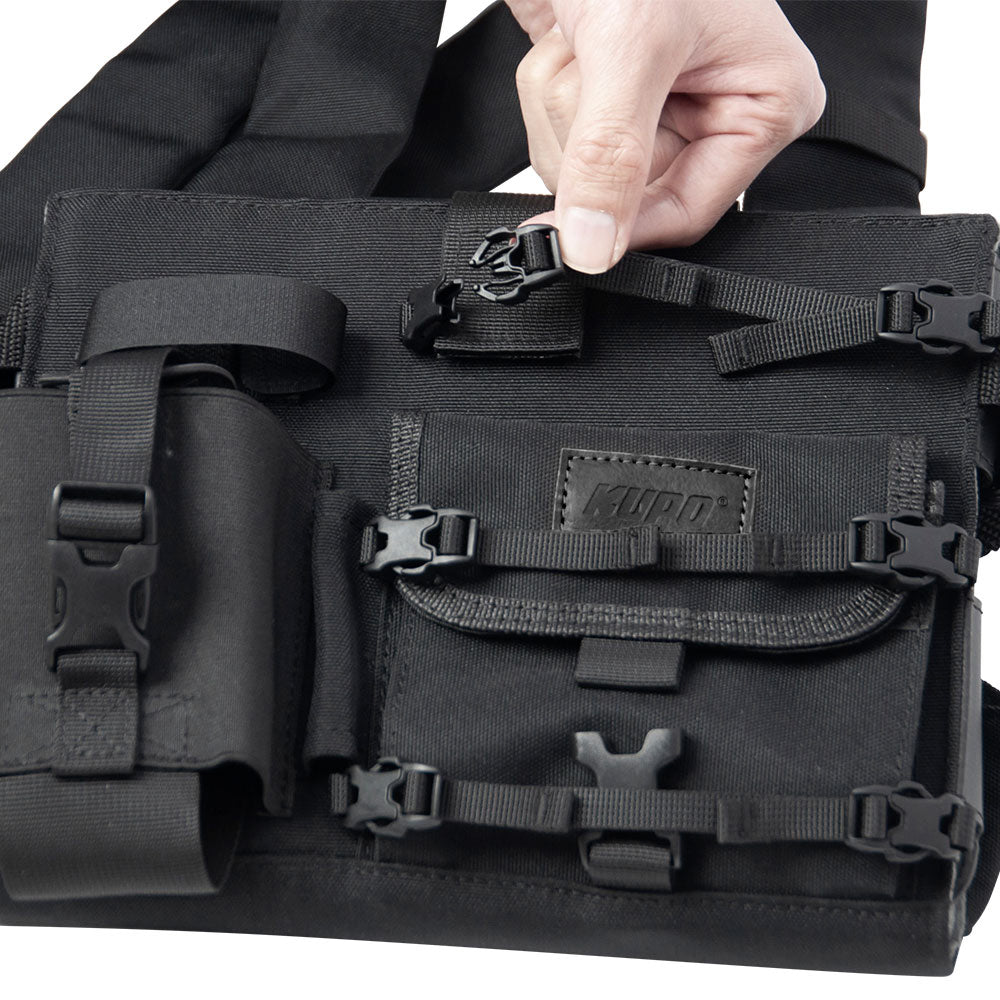 KUPO STANDARD RADIO CHEST PACK-BLACK LABEL