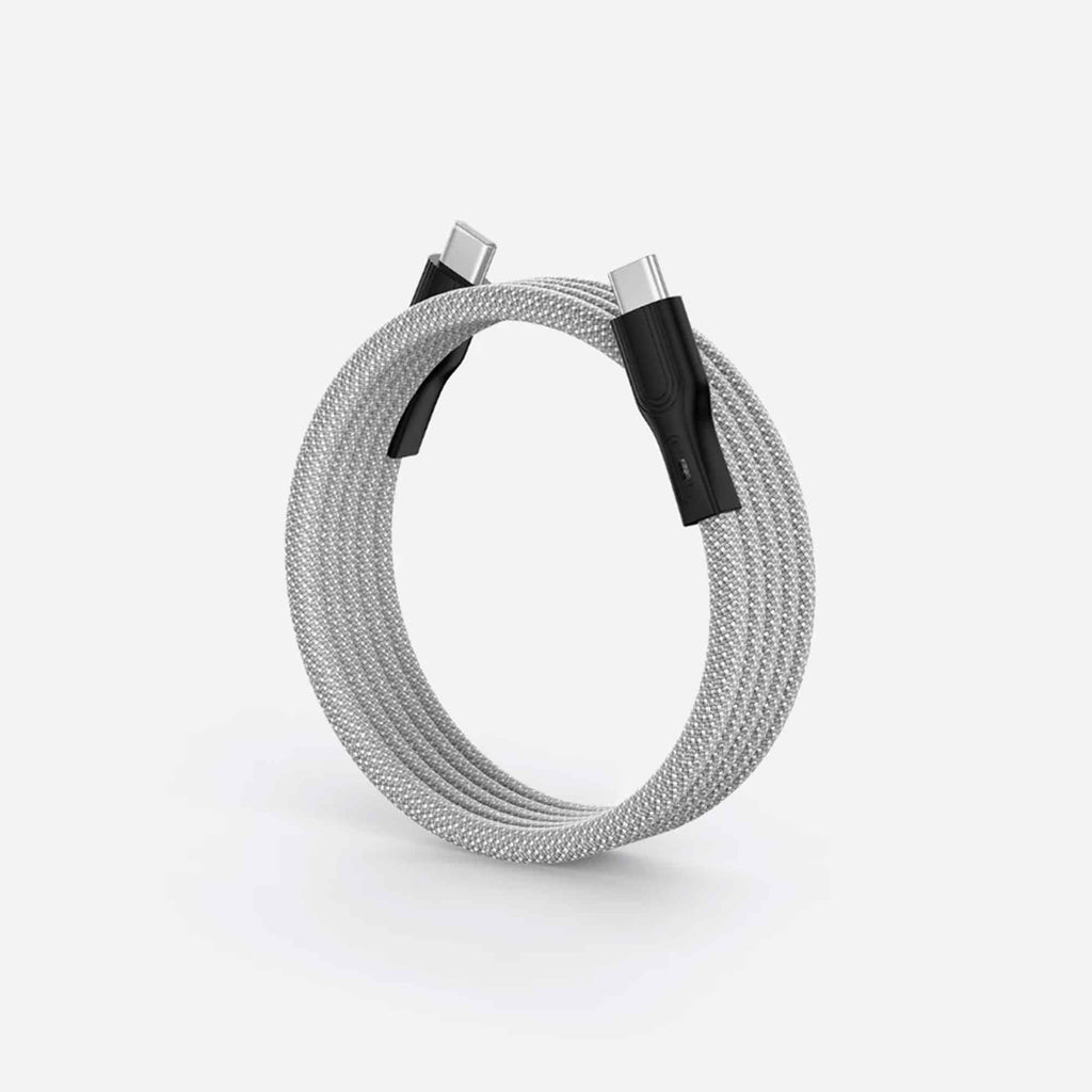 Magtame 60W USB C to USB C Cable 1m Silver white
