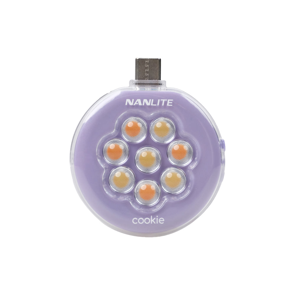 Nanlite Cookie Light Lavender