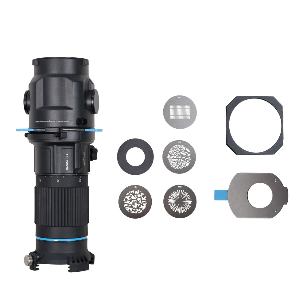Nanlite Projektionsaufsatz mit 25-45° Linse (Bowens Mount)