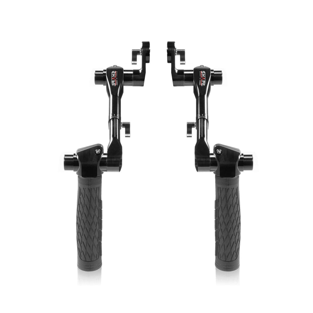 Shape Telescopic Black Handles ARRI Rosette