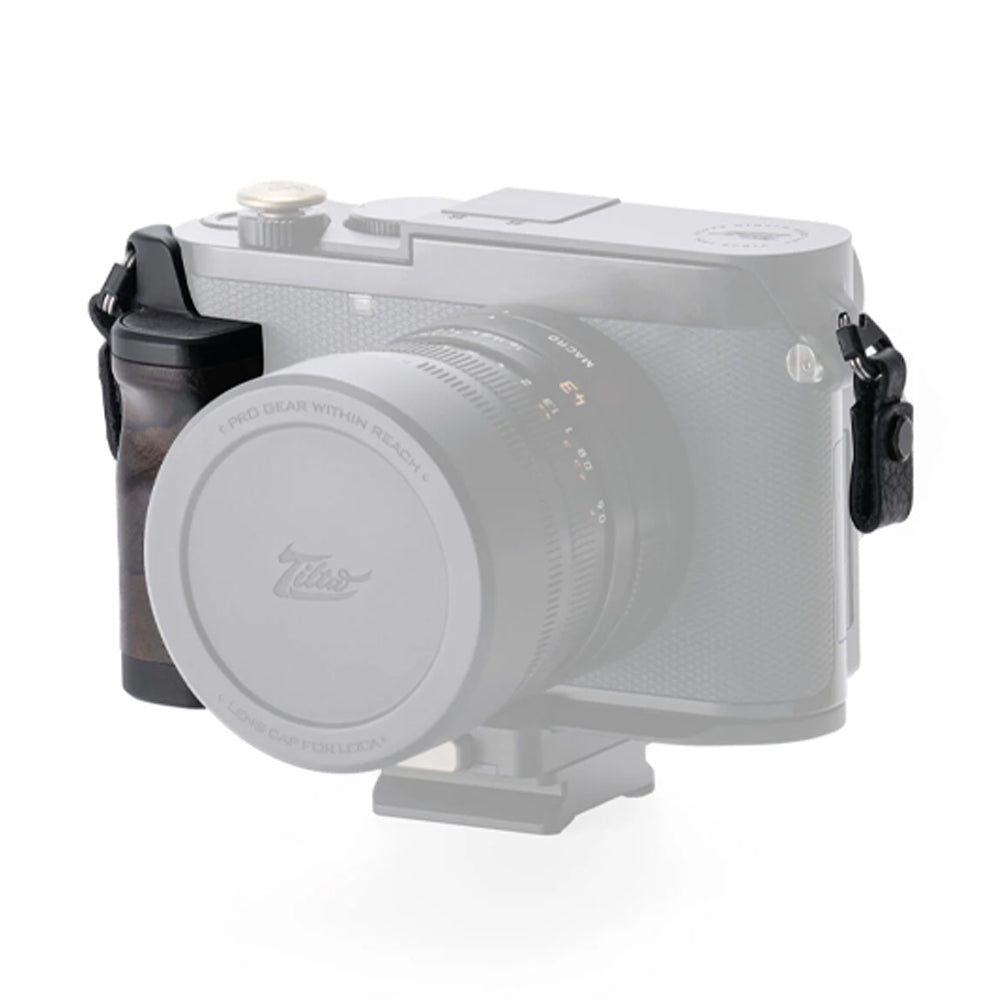 Tilta Mounting Baseplate with Wooden Grip for Leica Q3 Black