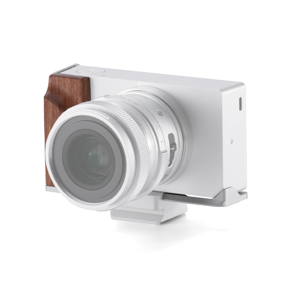 Tilta Mounting Baseplate with Wooden Grip for Sigma BF Silver