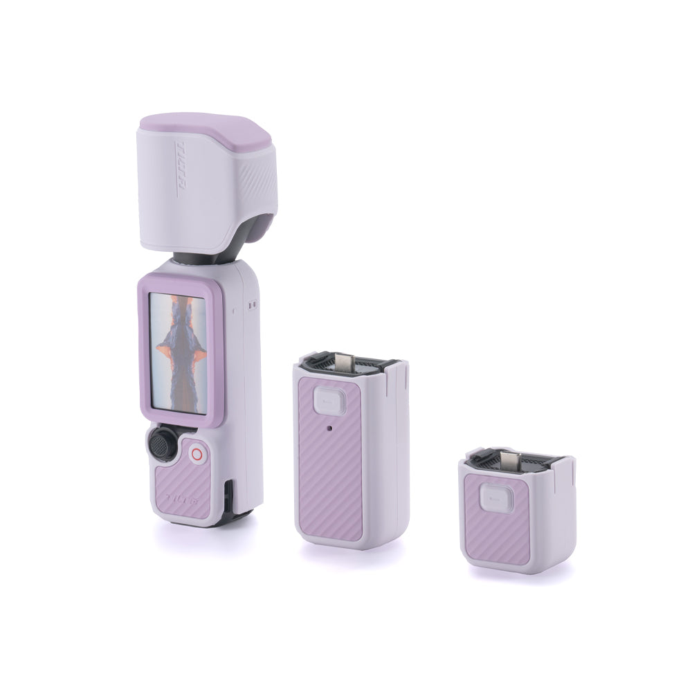 Tilta Silicone Protective Cover for DJI Osmo Pocket 4 Power Kit - Lilac Purple