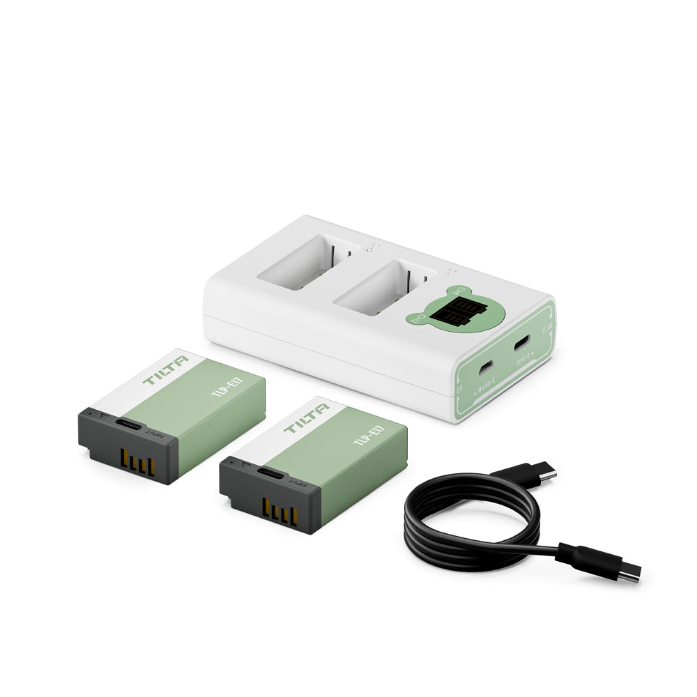 Tilta Battery Charger Kit for LP-E17 Ash Green
