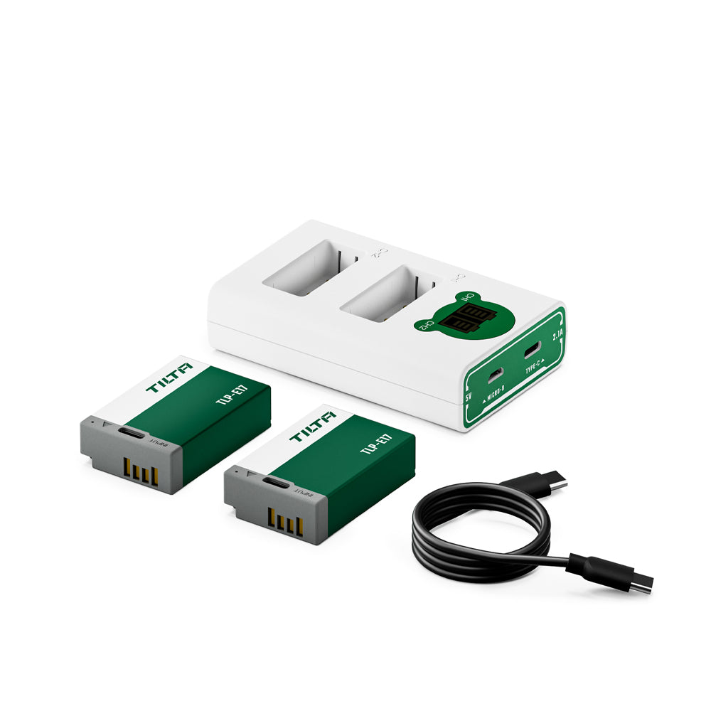 Tilta Battery Charger Kit for LP-E17 Forest Green