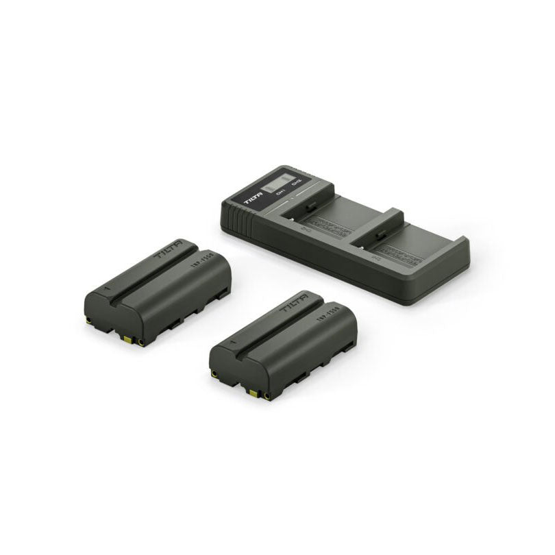 Tilta Battery Charger Kit for L-Series/NP-F (2 Channel) Green