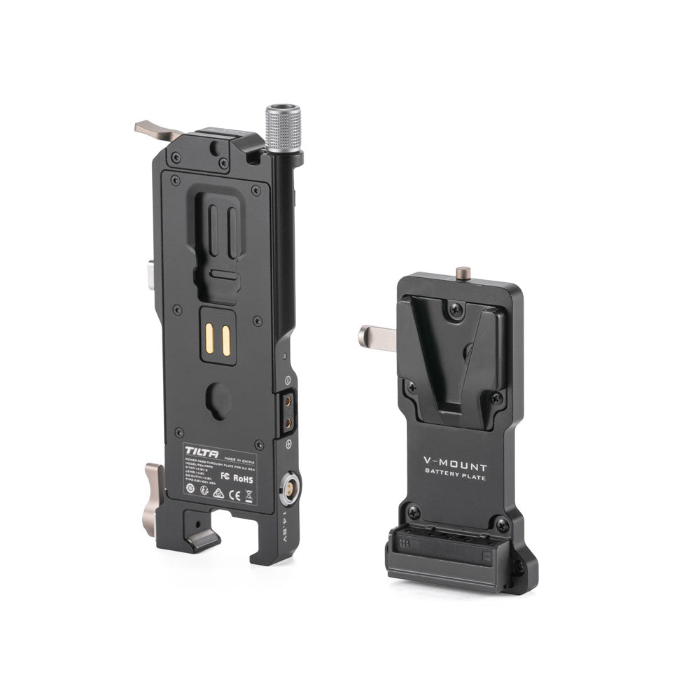 Tilta Battery Plate to DJI RS 4 Power Pass-through Plate Kit - V Mount