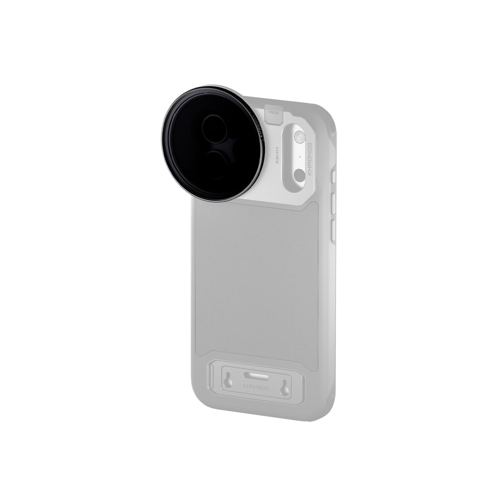 Tilta Khronos Magnetic 58mm Polarizer with Black Mist 1/2 Filter - Space Gray