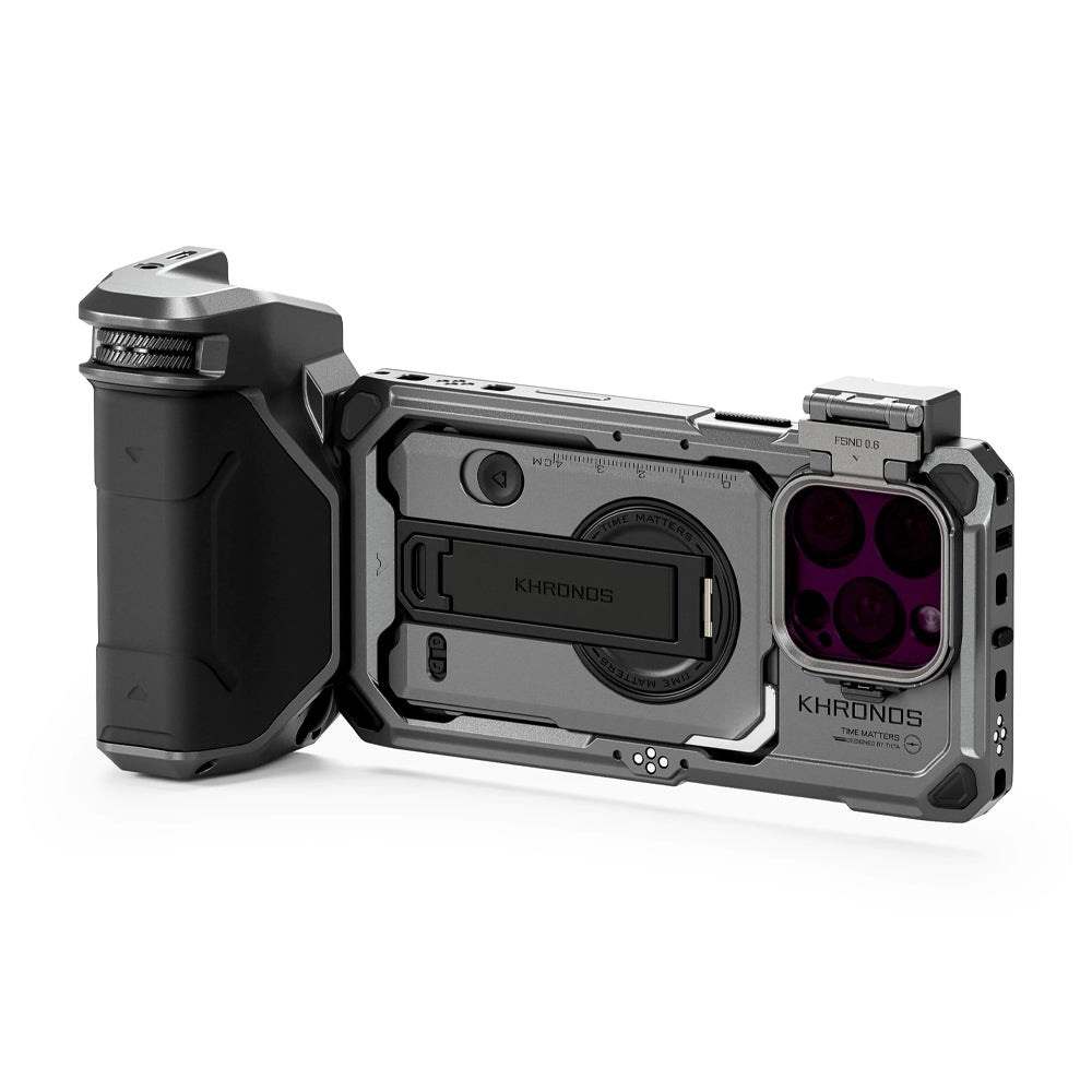 Tilta Khronos iPhone 16 Pro Handheld Kit - Space Gray (with Internal Batteries)