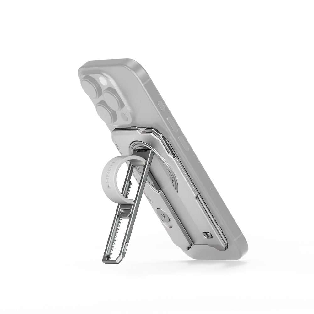 Tilta Khronos Multi-Functional Magnetic Backplate for iPhone 16 Pro - Titanium White
