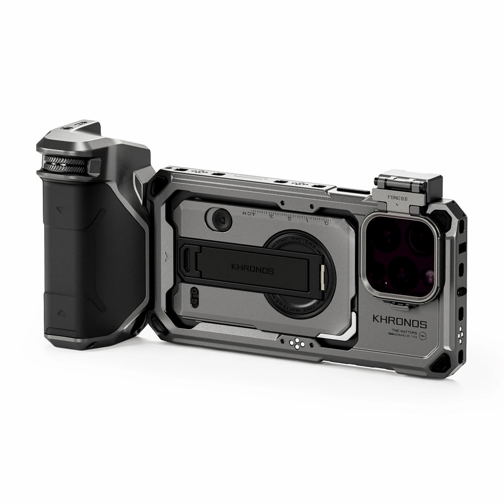 Tilta Khronos iPhone 16 Pro Max Handheld Kit - Space Gray (with Internal Batteries)
