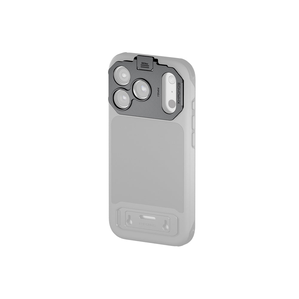 Tilta Khronos 17mm Thread Lens Adapter for iPhone 17 Pro - Space Gray