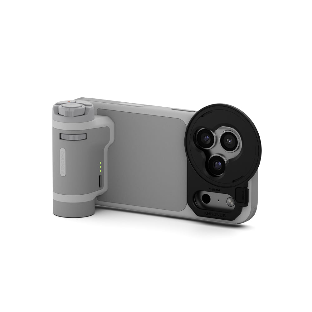 Tilta Khronos Lite iPhone 17 Pro Handheld Kit - Light Gray