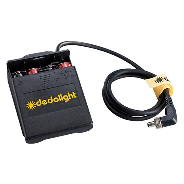 Dedolight External battery box for 8 AA batteries 1.5 V  with 12 V DC output