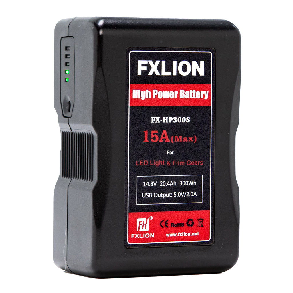 Fxlion High Power Battery - 14.8V /  300Wh V-Mount Battery