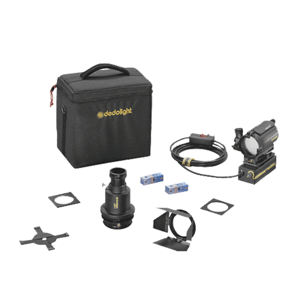Dedolight Mono' soft kit, 1 x 24 V / 150 W (DLHM4-300E) tungsten with DP1.1 imager (230 V AC, European cable)