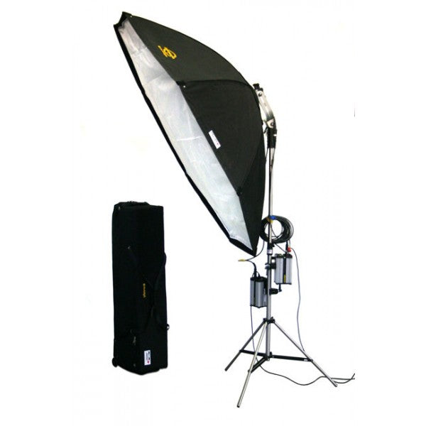 Dedolight Panaura 7 kit, 2x 1000 W (DLHPA7x2T) tungsten
(230 V AC, European cable)