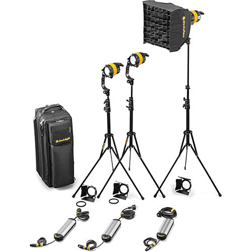 Dedolight 3 Light DLED Kit - BICOLOR (BASIC) - 3x DLED4-BI